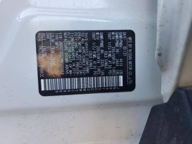 2021 NISSAN ROGUE PLAT JN8AT3DD2MW309969