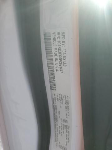 2023 DODGE DURANGO PU 1C4RDJFG0PC691447