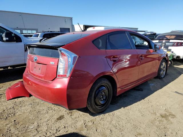 TOYOTA PRIUS 2015 red  hybrid engine JTDKN3DU6F0427099 photo #4