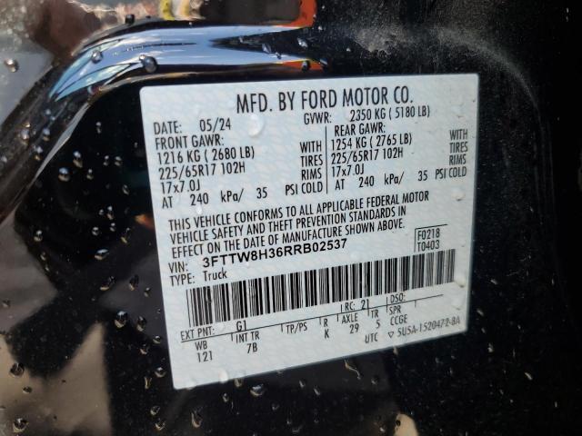 2024 FORD MAVERICK X - 3FTTW8H36RRB02537