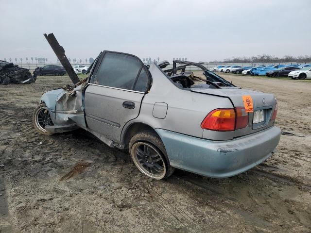 HONDA CIVIC LX 1999 blue  gas 2HGEJ6672XH508651 photo #3