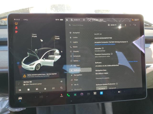2021 TESLA MODEL 3 5YJ3E1EA0MF017765