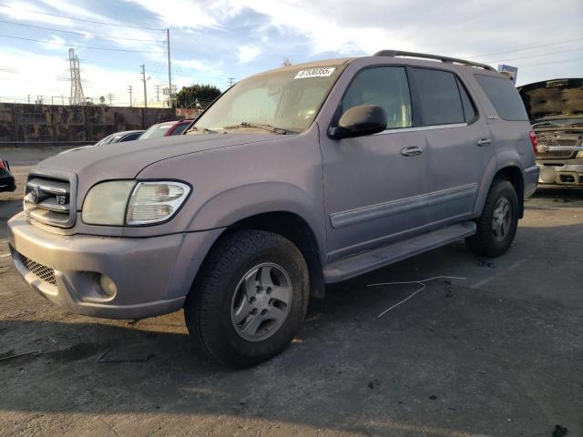 TOYOTA SEQUOIA LI 2001 gray  gas 5TDZT38A21S035120 photo #1