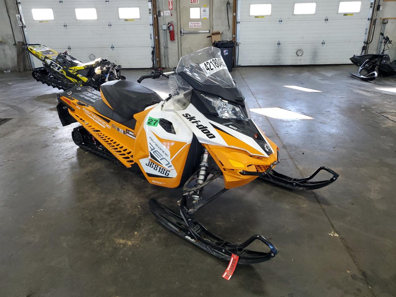  Salvage Ski-Doo Snowmobile