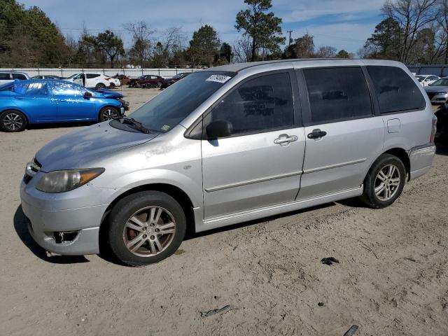 MAZDA MPV WAGON 2004 silver  gas JM3LW28AX40523401 photo #1