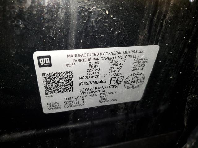 2022 CADILLAC XT4 LUXURY 1GYAZAR48NF163967