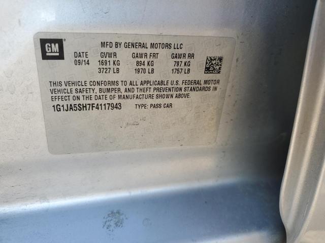 2015 CHEVROLET SONIC LS - 1G1JA5SH7F4117943
