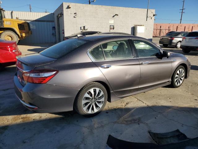 HONDA ACCORD TOU 2017 gray  hybrid engine JHMCR6F75HC031103 photo #4