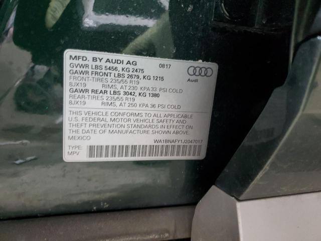 2018 AUDI Q5 PREMIUM - WA1BNAFY1J2047017