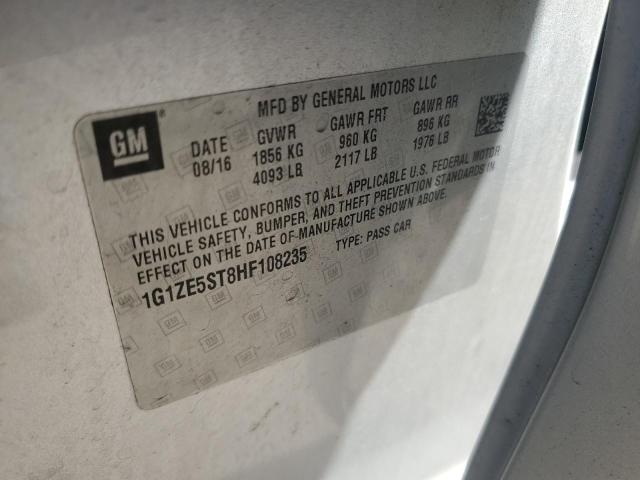 2017 CHEVROLET MALIBU LT - 1G1ZE5ST8HF108235