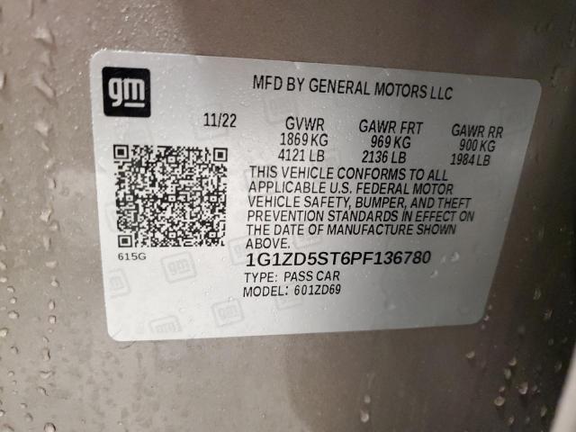 2023 CHEVROLET MALIBU LT 1G1ZD5ST6PF136780