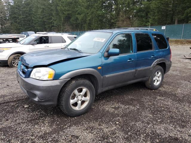 MAZDA TRIBUTE S 2005 teal  gas 4F2CZ96195KM00514 photo #1