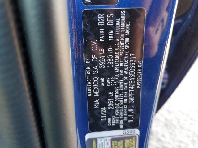 2025 KIA K4 LX 3KPFT4DE4SE066317