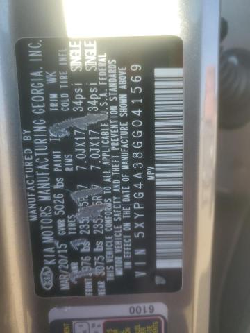 2016 KIA SORENTO LX - 5XYPG4A38GG041569
