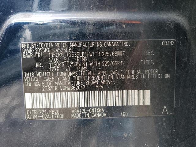 2017 TOYOTA RAV4 LE - 2T3ZFREV6HW362047