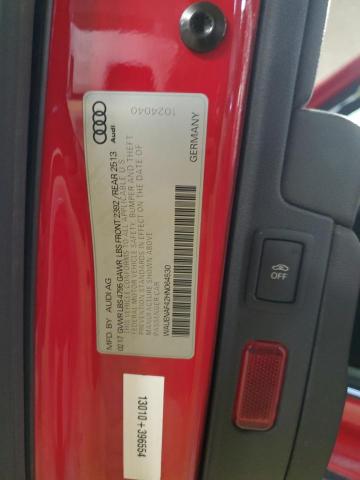 2017 AUDI A4 PREMIUM - WAUENAF42HN064530
