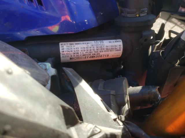 2021 YAMAHA YZFR3 A MH3RH18Y4MK006718