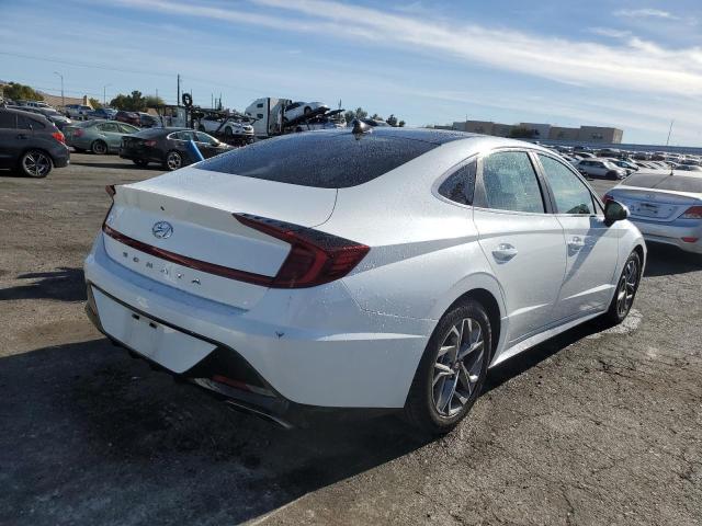 HYUNDAI SONATA SEL 2020 white  gas 5NPEF4JA2LH000916 photo #4