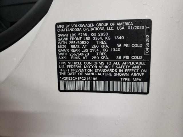 2023 VOLKSWAGEN ATLAS CROS - 1V2KE2CA1PC216196