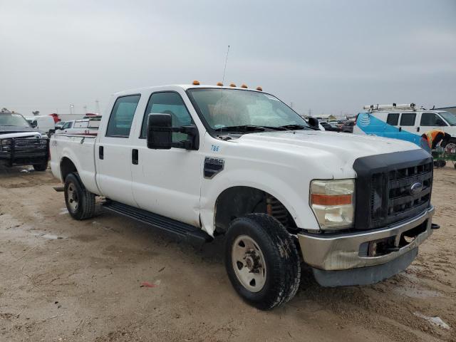 FORD F250 SUPER 2009 white crew pic gas 1FTSW21599EA53714 photo #1