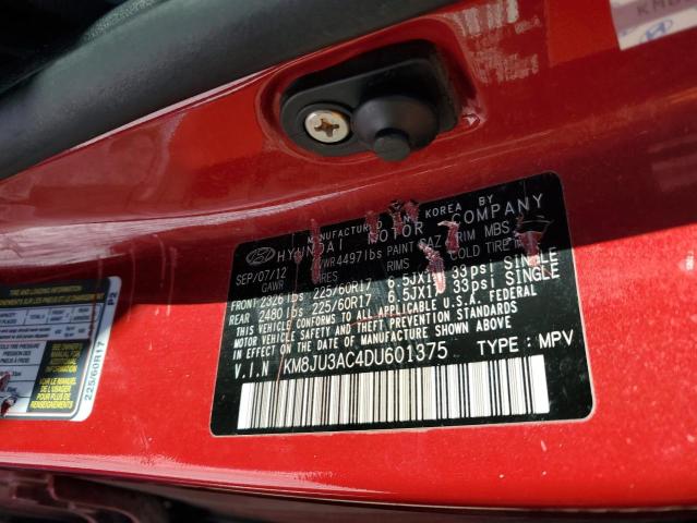 2013 HYUNDAI TUCSON GLS - KM8JU3AC4DU601375