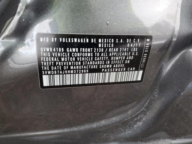 2017 VOLKSWAGEN JETTA SE - 3VWDB7AJ9HM372969