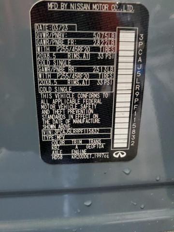 2023 INFINITI QX55 SENSO 3PCAJ5LR9PF115832