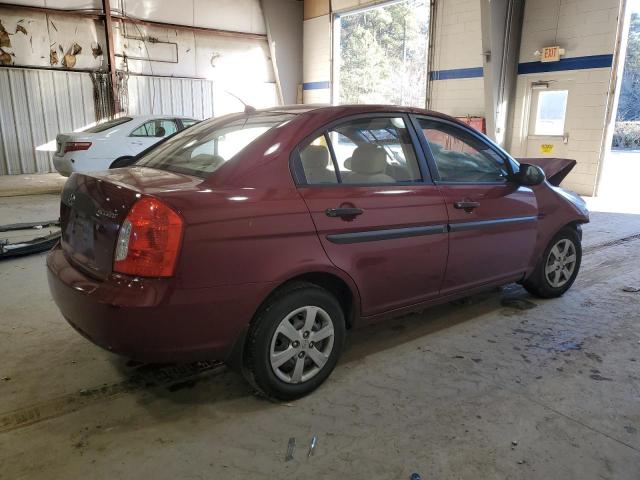 HYUNDAI ACCENT GLS 2009 red  gas KMHCM46C09U291059 photo #4