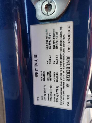 2020 TESLA MODEL 3 - 5YJ3E1EC6LF624608