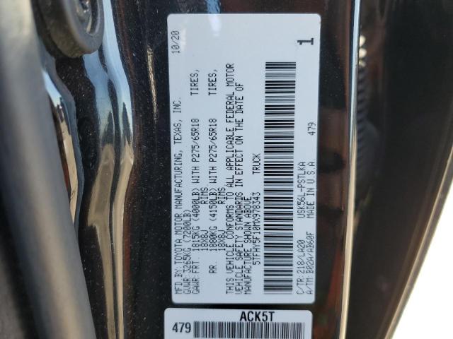 2021 TOYOTA TUNDRA CRE 5TFHY5F10MX978343