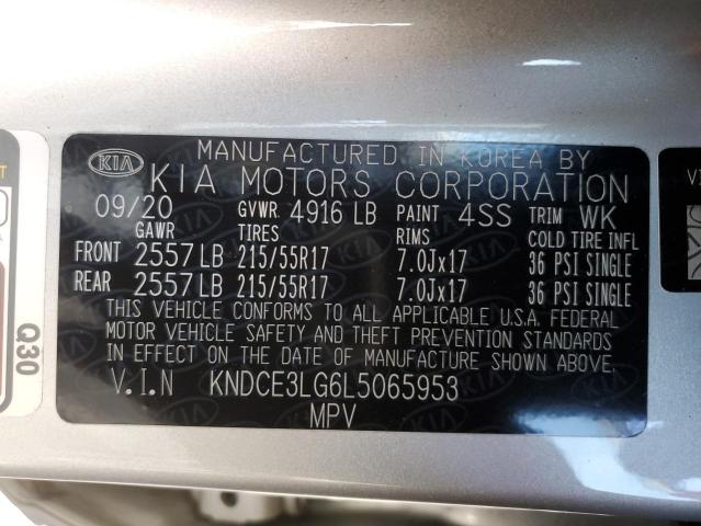 2020 KIA NIRO EX PR KNDCE3LG6L5065953