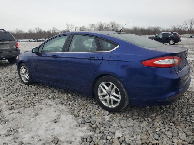 FORD FUSION SE 2013 blue sedan 4d gas 3FA6P0HR0DR134897 photo #3