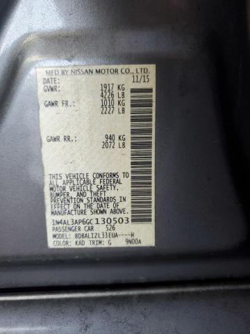 2016 NISSAN ALTIMA 2.5 1N4AL3AP6GC130503