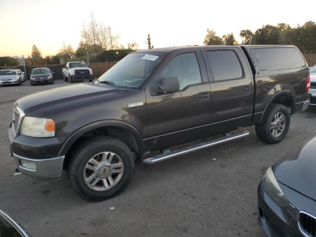 FORD F150 SUPER 2005 charcoal  gas 1FTPW14545KB58989 photo #1