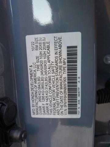 2022 HONDA PILOT SE - 5FNYF6H28NB097905