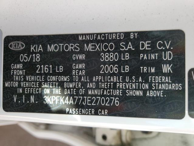 2018 KIA FORTE LX - 3KPFK4A77JE270276