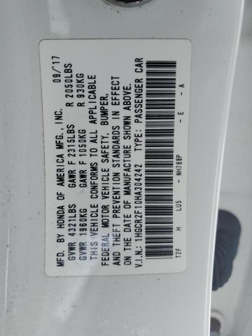 2017 HONDA ACCORD SPO 1HGCR2F10HA304242
