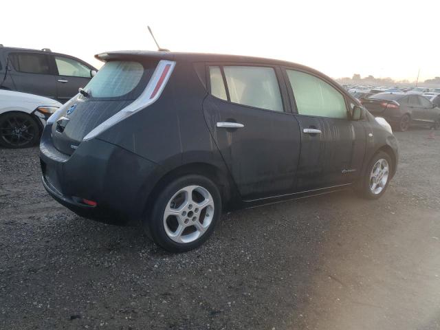 NISSAN LEAF SV 2012 black hatchbac electric JN1AZ0CP4CT017182 photo #4