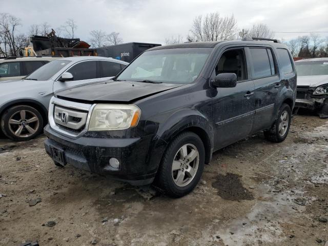 HONDA PILOT EX 2010 black  gas 5FNYF4H43AB007429 photo #1