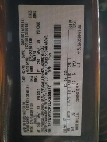 2020 FORD F150 SUPER - 1FTEW1CP3LKE58577
