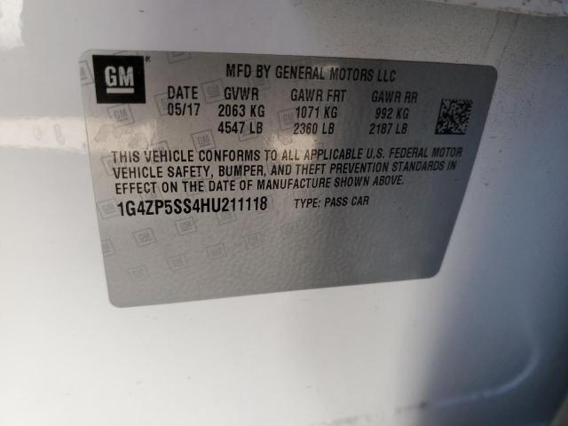 2017 BUICK LACROSSE E 1G4ZP5SS4HU211118