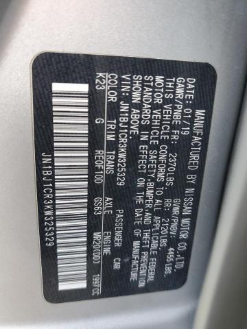 2019 NISSAN ROGUE SPOR - JN1BJ1CR3KW325329