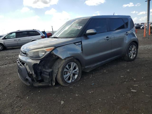 KIA SOUL + 2015 gray  gas KNDJP3A57F7147556 photo #1