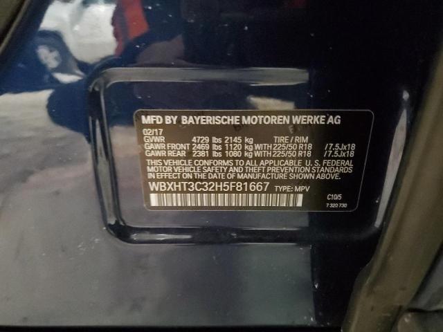 2017 BMW X1 XDRIVE2 - WBXHT3C32H5F81667