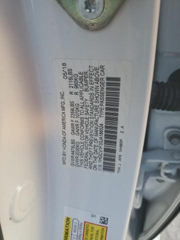 2018 HONDA ACCORD SPO - 1HGCV1F33JA186524