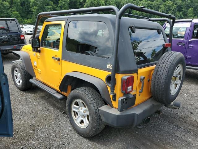 JEEP WRANGLER S 2012 yellow  flexible fuel 1C4AJWAG6CL247929 photo #3