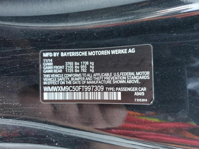 2015 MINI COOPER JOH WMWXM9C50FT997309