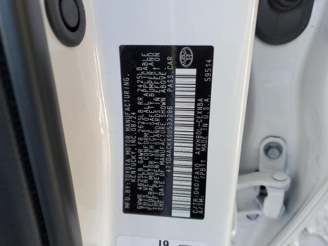 2025 TOYOTA CAMRY XSE 4T1DAACKXSU533286