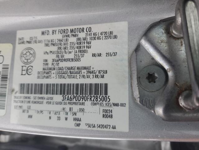 2015 FORD FUSION TIT - 3FA6P0D90FR285005