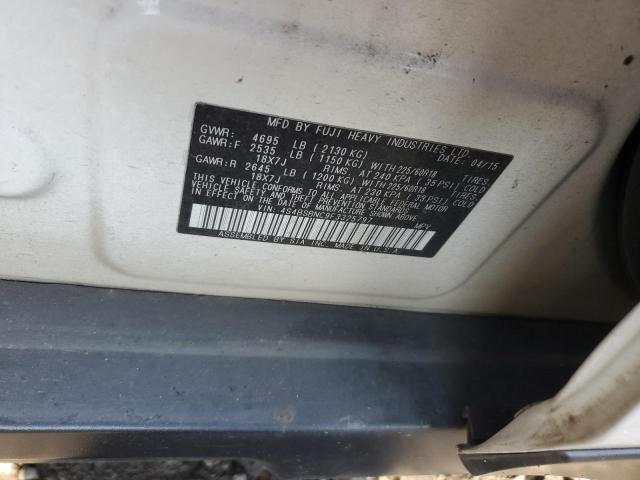 2015 SUBARU OUTBACK 2. - 4S4BSBNC9F3325797